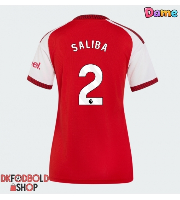 Arsenal William Saliba #2 Hjemmebanetrøje Dame 2026-27 Kort ærmer Arsenal William Saliba #2 Hjemmebanetrøje Dame 2026-27 Kort ærmer